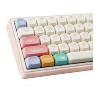 Sunzit Tasti con profilo MOA, 126 tasti PBT Simpatici keycaps Set di copritasti personalizzati a sublimazione del colore per switch Cherry MX ISO/ANSI Layout UK 104/87/74/61 60 Tastiera meccanica da