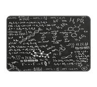suojapuku Zerbino per interni,tappeto per tappetino,Formule matematiche Chimica,Tappetino per porta anteriore posteriore, decorazione per la casa, tappeto da 31 x 20 pollici