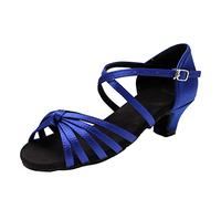 Suola morbida alla moda da donna, comode scarpe da ballo latino antiscivolo, eleganti con listelli flessibili, fodera interna traspirante, struttura robusta per un uso prolungato, versatile