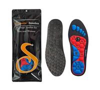 Suole magnetiche, solette magnetiche per digitopressione per terapia del piede Riflessologia per alleviare il dolore inserti per scarpe, solette magnetiche ortotiche per uomo donna nero rosso