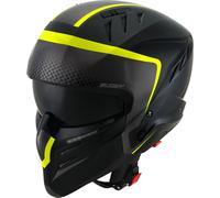 Suomy Armor Crew 2023 Casco Jet, nero-giallo, taglia M