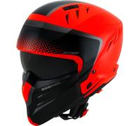 Suomy Armor Crew 2023 Casco Jet, rosso/nero, Taglia S (55/56)