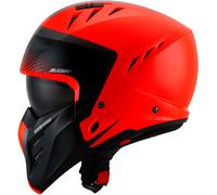 Suomy Armor Crew, casco modulare M male Opaco Nero/Arancione Fluo