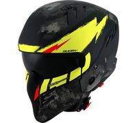 Suomy Armor Hi Volt Casco Jet, nero-giallo, taglia L per maschi
