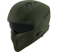 Suomy Armor Plain, casco modulare XS male Matt-Verde Scuro