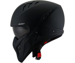 Suomy Armor Plain, casco modulare L male Nero Opaco