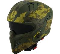 Suomy Armor Urban Squad Camo, casco modulare XL male Opaco Verde Scuro/Verde Chiaro