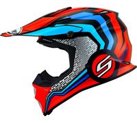 Suomy MX Speed Pro Forward Casco Motocross, blu-arancione, taglia S