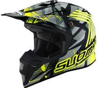 Suomy MX Speed Pro Sergeant, croce casco Mips M male Opaco Nero/Grigio/Grigio Chiaro/Giallo Fluo