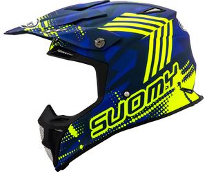 Suomy MX Speed Sergeant, casco cross 2XL male Blu Opaco/Giallo