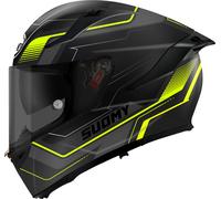 Suomy Speedstar 2 Visual, casco integrale L female Opaco Nero/Grigio Scuro/Giallo Fluo