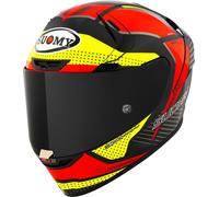 Suomy SR-GP EVO Airspeed, casco integrale XS female Nero/Rosso/Giallo Fluo