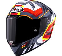 Suomy SR-GP EVO Infrared, casco integrale L female Grigio/Rosso/Bianco/Giallo