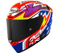 Suomy SR-GP EVO Legacy, casco integrale S male Rosso/Blu/Giallo/Lilla