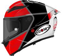 Suomy Stellar 2 Bagnaia Replica 2022 Casco, nero-bianco-rosso, taglia M per maschi