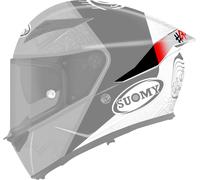 Suomy Stellar 2 Bagnaia Replica 2022, spoiler L male Bianco/Rosso/Nero