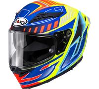 Suomy Stellar 2 Deepspace, casco integrale M male Opaco Blu/Giallo/Rosso