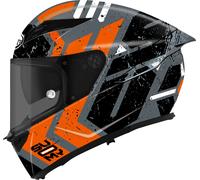 Suomy Stellar 2 Entropy, casco integrale L female Opaco Grigio/Nero/Arancione
