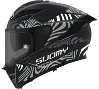 Suomy Stellar 2 Molten Casco, nero-grigio, taglia S per maschi
