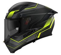 Suomy Casco integrale Speedstar 2 Visual Opaco Nero/Grigio Scuro/Giallo Fluo Taglia M Femminile
