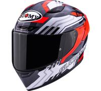 Casco Integrale Suomy TRACK-1 Framework White/Red Taglia:XS