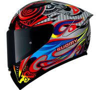 Suomy Track-1 Flying, casco integrale M male Rosso/Grigio Chiaro/Blu/Giallo