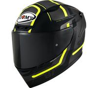 SUOMY SUOMY - Casco Track-1 Ninety Seven Gunmetal / Giallo XS