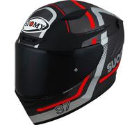 Suomy Track-1 Ninety Seven 2023 Casco, nero/rosso, Taglia XXL (63)