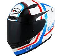Casco Integrale Suomy TRACK-1 Ninety Seven White/Red Taglia:L