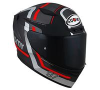 Suomy Track-1 Ninety Seven 2023 Casco, nero-rosso, taglia L