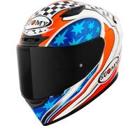 Suomy Track-1 Troy Bayliss Replica 2002, casco integrale L male Bianco/Rosso/Blu
