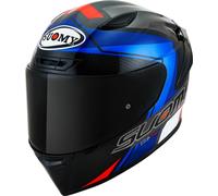 Suomy TX-Pro Glam Carbon, casco integrale XXL male Blu/Nero/Rosso/Bianco