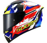 Suomy TX-Pro Higher Carbon, casco integrale XS male Rosso/Blu Scuro/Giallo/Bianco