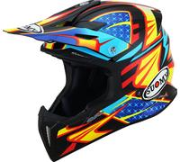 Suomy X-Wing Duel Casco motocross, nero/giallo, Taglia M (57/58)