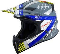 §Casco Cross Suomy X-Wing Jetfighter Blu Opaco§