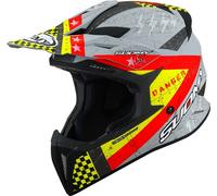 Suomy X-Wing Jetfighter Casco Motocross, Red Matt, Taglia L (59/60)