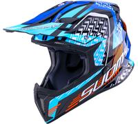 Suomy X-Wing Motley, casco da motocross XXL female Nero/Bianco/Arancione/Blu