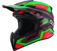 Suomy X-Wing Subatomic Casco Motocross, nero-verde, taglia XL per maschi