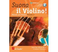 Suona il Violino! Metodo per violino. Volume 2 + tracce on-line. Testo IN ITALIANO. DE HASKE PUBLISHING