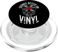 Suona meglio su Vinyl Record Collector Retro Vintage Skull PopSockets PopGrip per MagSafe
