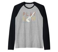 Suona Ora Lavora più Tardi - Pratica Musica per Chitarra Maglia con Maniche Raglan