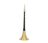 Suona Professionale In Legno Di Ebano Con Tono Non Fisso, Suona Popolare, Ciotola In Ottone (Color : 29.8 cm)