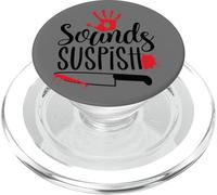 Suona Sospetto Umorismo scena del crimine PopSockets PopGrip per MagSafe