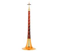 Suona Suona For Beginners Old Redwood Pole Lacquered Gold Bowl Suona Adult Playing Woodwind Instrument Suona Horn With Accessories Suona Instrument(G minor)