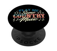 Suonami un po' di musica country - Cowboy Western Cowpoke PopSockets PopGrip Adesivo