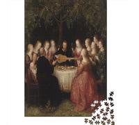 Suonare il liuto a un banchetto Stile medievale 70x50cm/1000pcs Puzzle Adatto Per Adulti E Folla Dai 14 Anni in Su
