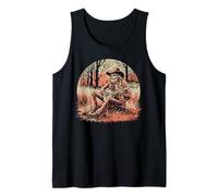 Suonatore di Banjo Cottage Core Skeleton Bluegrass Dead Dude Canotta