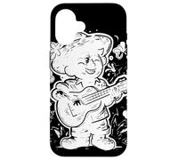 Suonatore di ukulele Lezioni di musica grafica Custodia per iPhone 16