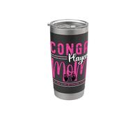 Suonatrice di Conga Mom The Idol The Myth Percussion Conga Player Bicchiere termico in acciaio inox doppia parete