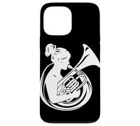 Suonatrice di tuba orchestra banda militare Custodia per iPhone 13 Pro Max